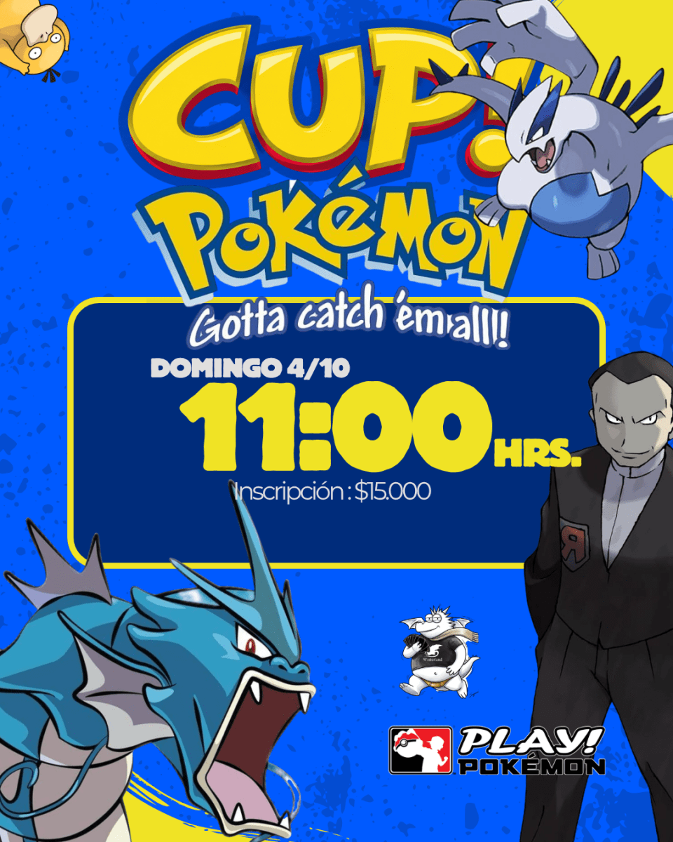 CUP POKEMON DOMINGO 4/101