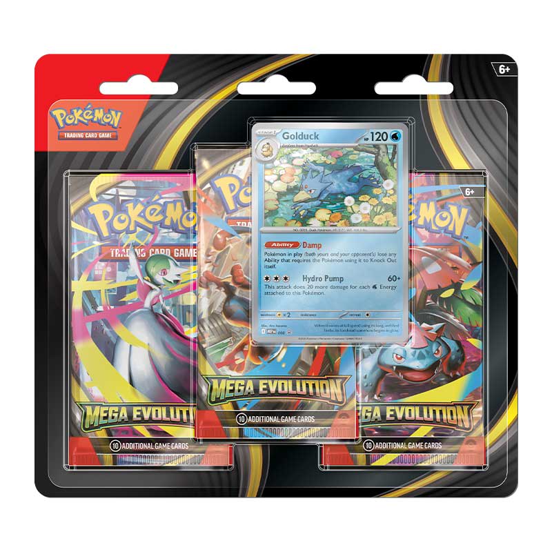 Pokemon TCG Mega Evolution - 3-Pack Blister1
