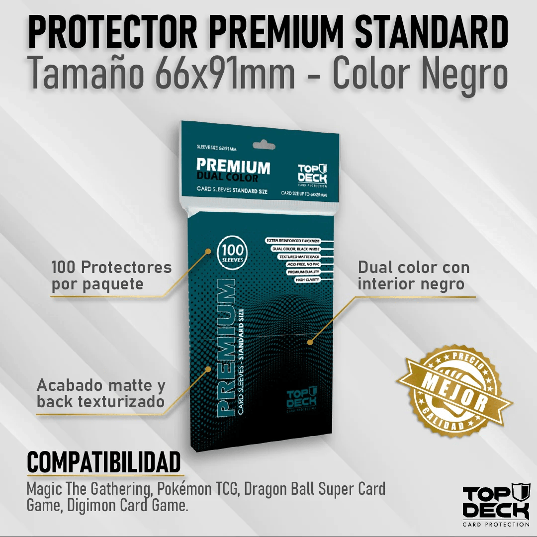 Protector Top Deck Premium Standard (Negro)1