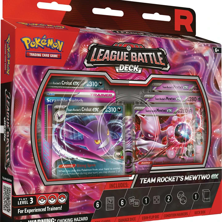 POKEMON TCG TEAM ROCKET'S MEWTWO EX LEAGUE BATTLE DECK ESPAÑOL1