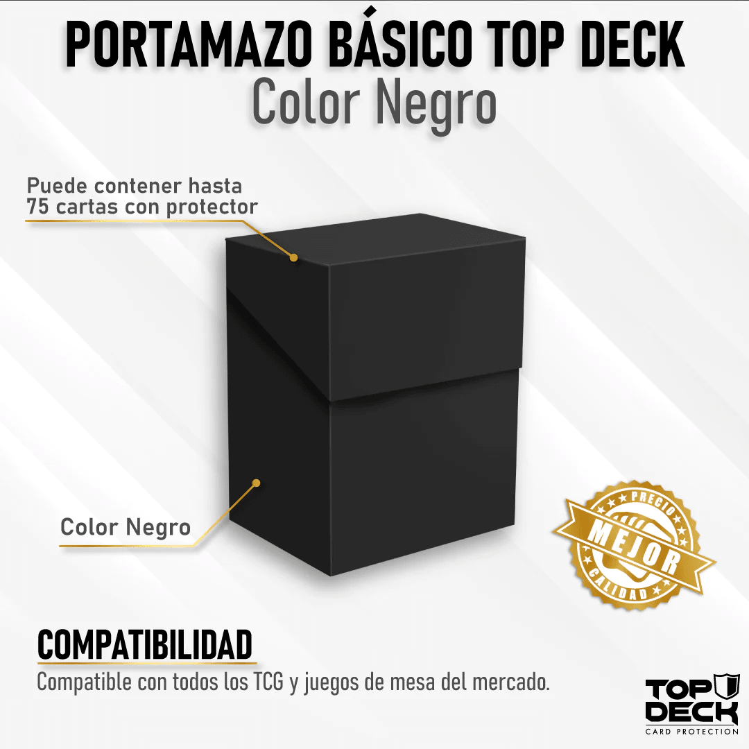 Deck Box 75+ Top Deck - negro1