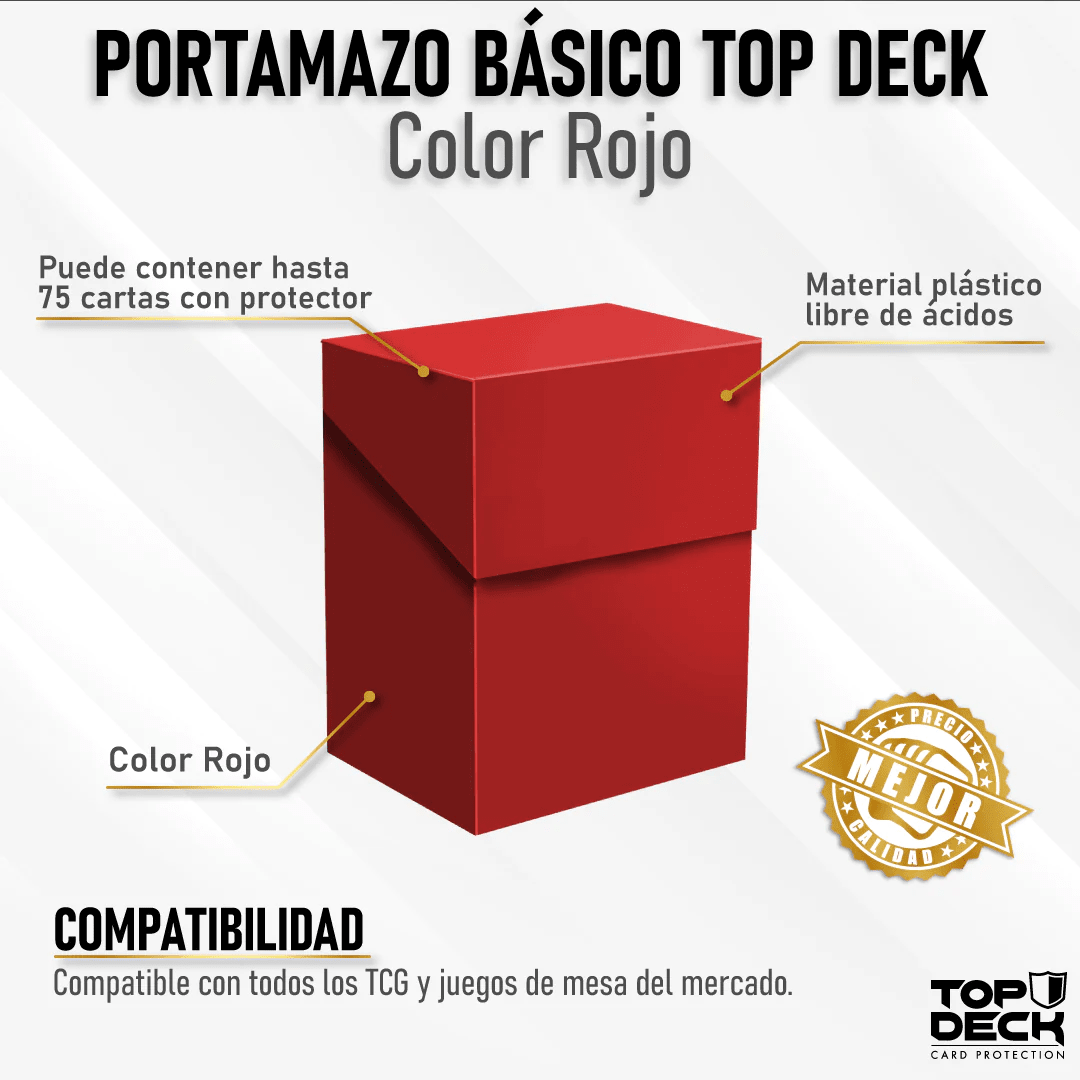 Deck Box 75+ Top Deck - Rojo1