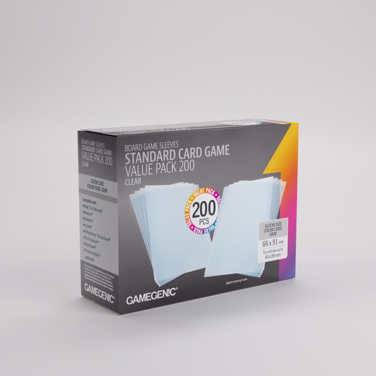 GG PRIME SLEEVES STANDARD CARD GAME-SIZE VALUE PACK 2001