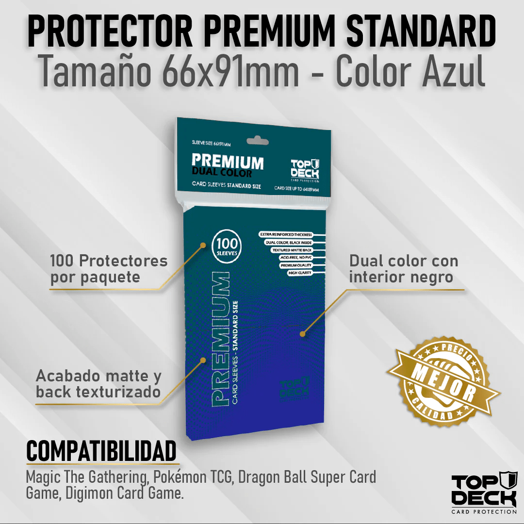 Protector Top Deck Premium Standard (Azul)1