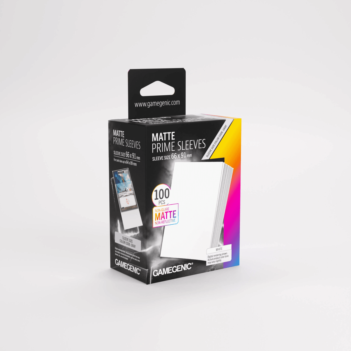 GG MATTE PRIME SLEEVES WHITE 66X911