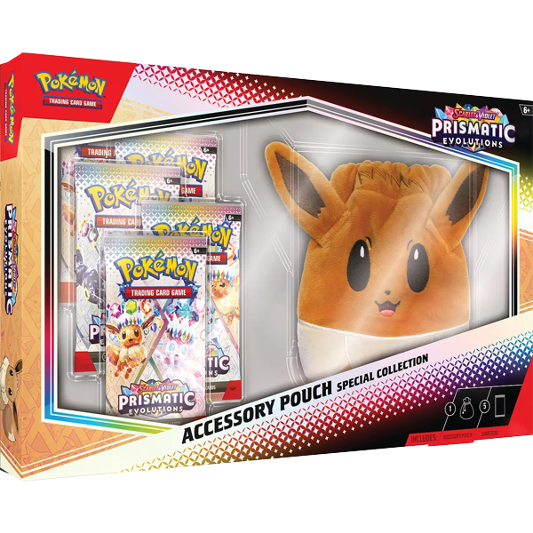 Pokémon TCG Scarlet & Violet Prismatic Evolutions - Accessory Pouch Español (Español)1