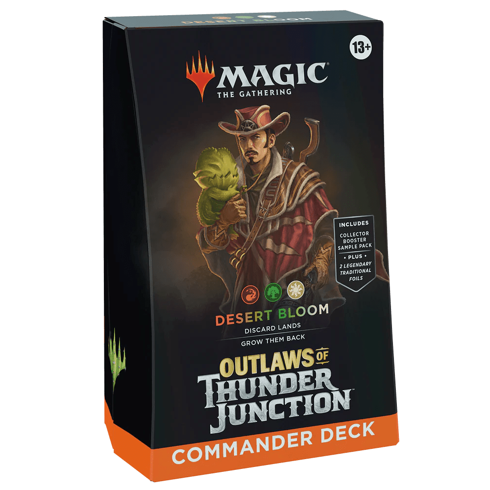Commander Deck MTG: Outlaws of Thunder Junction - Desert Bloomm (Español)1