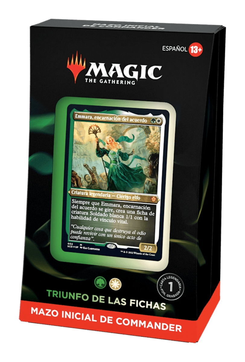 Triunfo de las fichas - MAZO INICIAL DE COMMANDER1