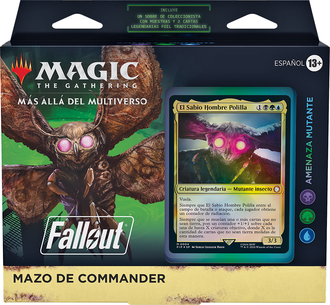 COMMANDER DECK MTG: FALLOUT ESPAÑOL (AMENAZA MUTANTE)1