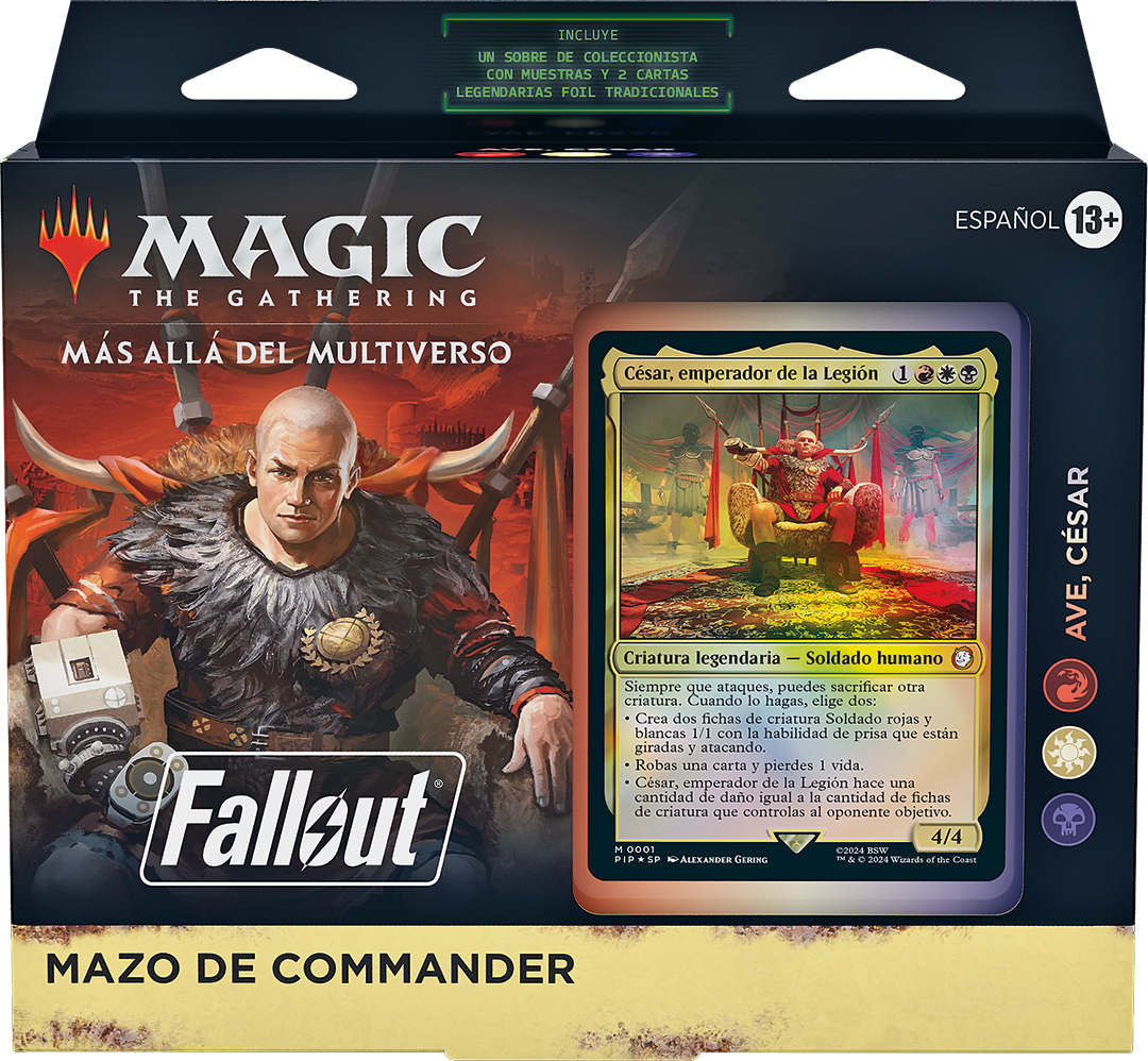 COMMANDER DECK MTG: FALLOUT ESPAÑOL (AVE, CÉSAR)1