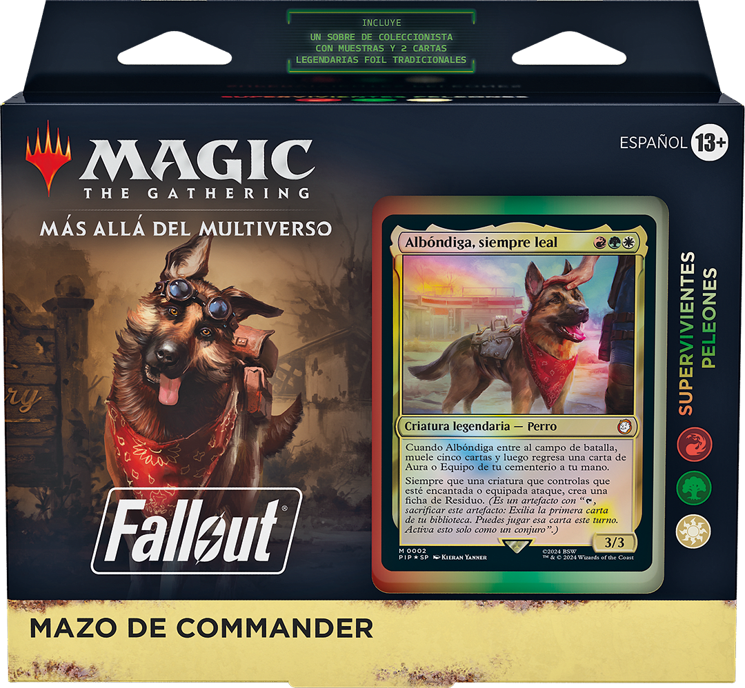 COMMANDER DECK MTG: FALLOUT ESPAÑOL (SUPERVIVIENTES PELEONES)1