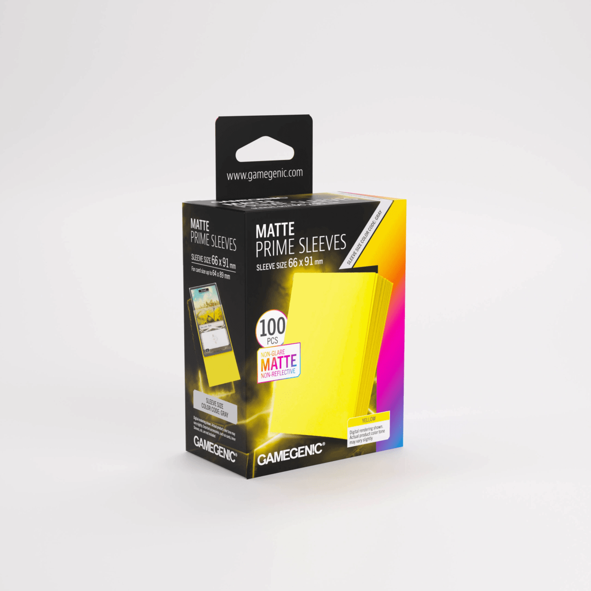 GG MATTE PRIME SLEEVES YELLOW 66X911