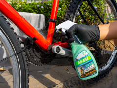 ¿Cómo limpiar tu bicicleta sin usar agua?