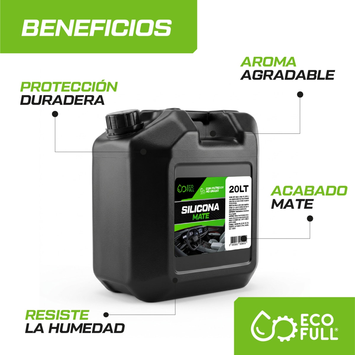 SILICONA MATE PARA TABLERO 20 L4