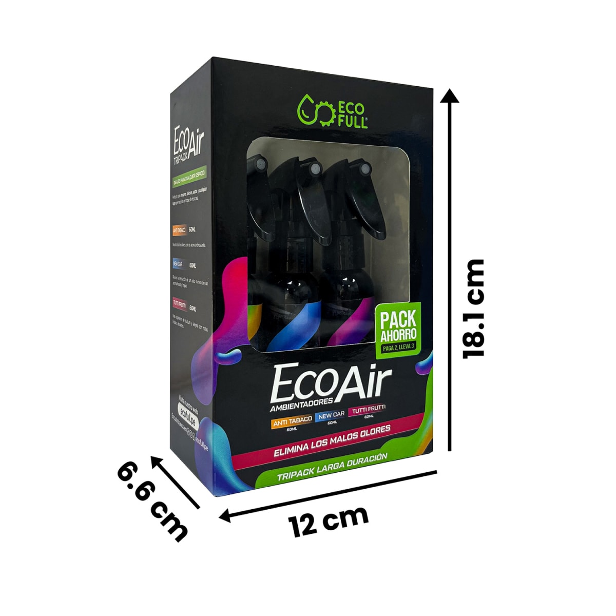 TRIPACK ECO AIR: NEW CAR + ANTI TABABO + TUTTI FRUTTI8