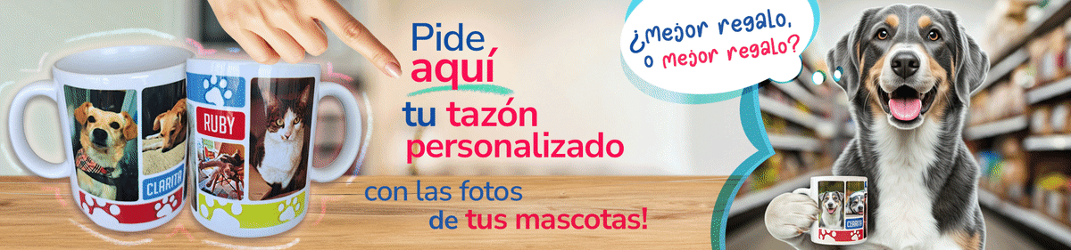 Tazón personalizado con las fotos de tu mascota