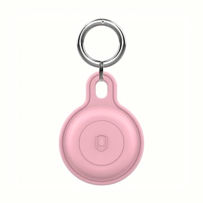 Funda protectora para Airtag color rosado