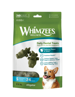 WHIMZEES Dental Treats ALLIGATOR Small