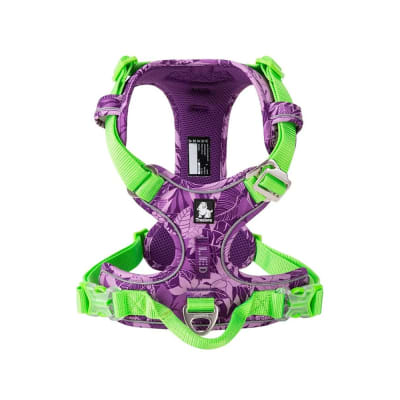 True Love Arnés Antitirones Ergonómico Camouflage Purple Green para perros.