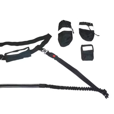 Banano de Paseo Reflectante Negro