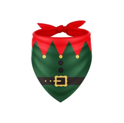 Bandana Navideña para perro de duende