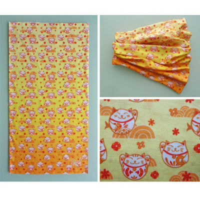 Bandana Whee Lucky Cat Rojo