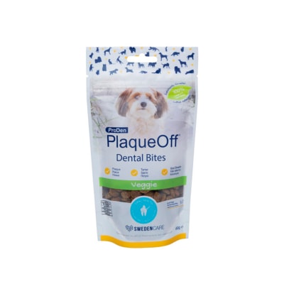 SuniPet PlaqueOff Dental Bites para perros pequeños 60 gr
