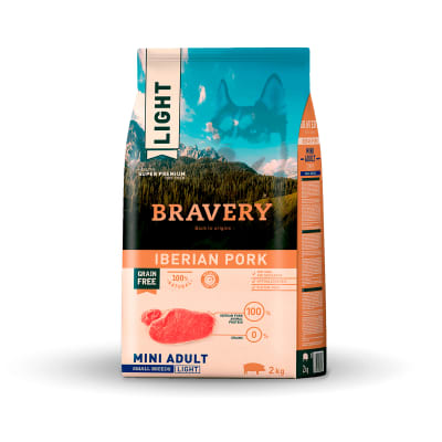 Alimento Bravery Iberian Pork light Mini Adult Small Breeds