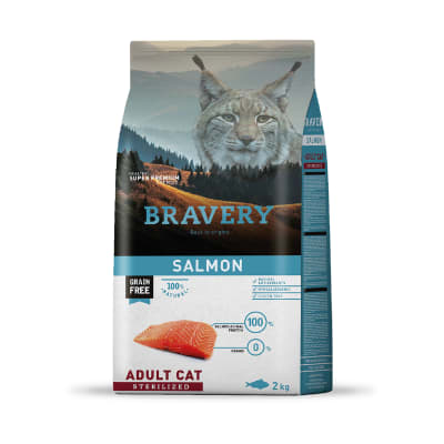 Bravery Salmon Adult Cat Sterilized
