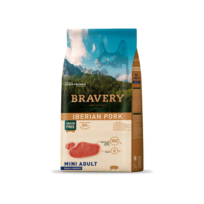 Alimento Bravery Iberian Pork Mini Adult Small Breeds 2 kg