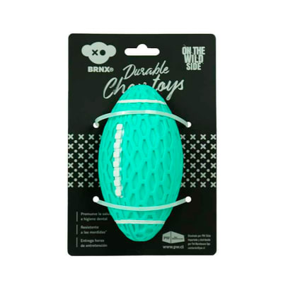 BRNX juguete pelota de rugby de goma