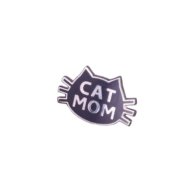 Pin esmaltado diseño de Cat mom
