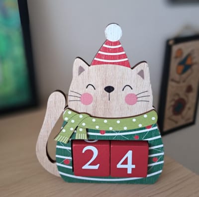 Calendario de gato Navideño