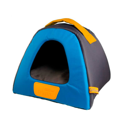 Cama Casa Igloo Gris/Azul