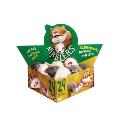 Catit Nibbler Ratón de juguete peludo para gatito