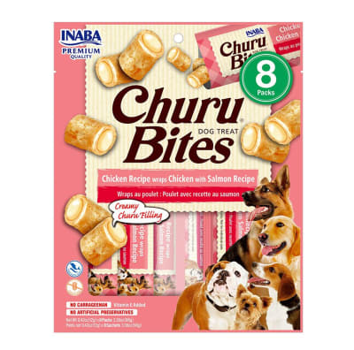 Churu Bites DOG Pollo con Salmón 12gr (8 packs)