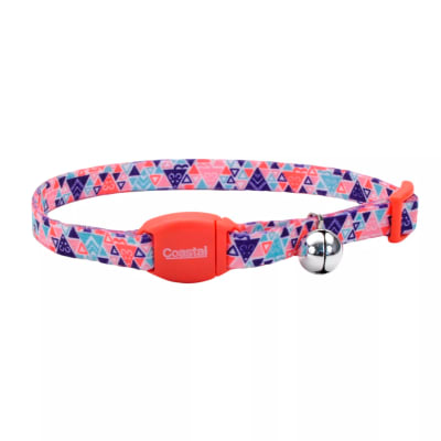 Collar para gato Coastal Magnetic Collar Colored Triangles