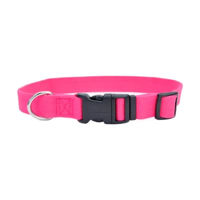 Collar para perro Coastal New Earth de soya color fucsia