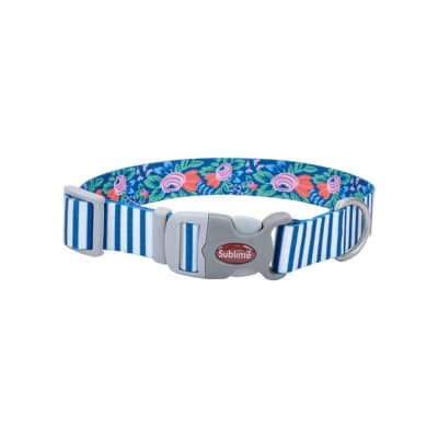 Coastal Sublime Collar Teal Stripe