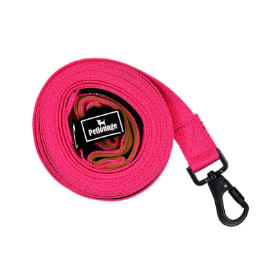 Petlounge Correa larga Power Trail fucsia 3 y 5 metros