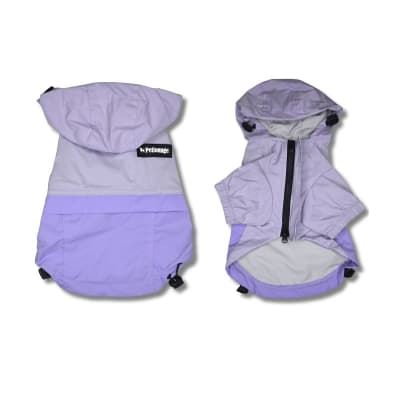 Petlounge cortaviento impermeable HydroLite morado Talla 4