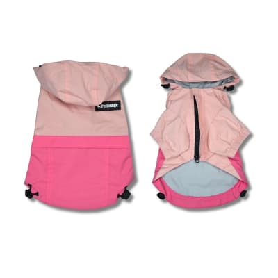 Petlounge cortaviento impermeable HydroLite rosado Talla 3