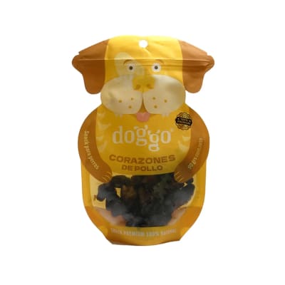 Doggo snack para perros Bocado cubos de corazones de pollo 90 g