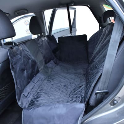 Cubre asiento trasero para auto Mascan color negro
