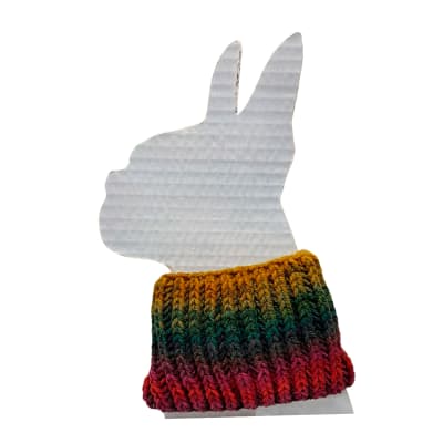 Cuello de Lana para perro Rainbow Sandía Tejidos