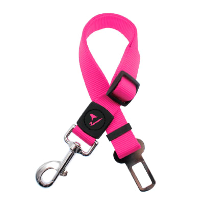 Doco Cinturón de seguridad para el auto color fucsia