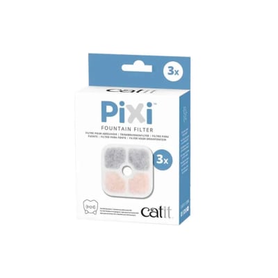 Pixi Filtros fuente bebedero 3 unidades