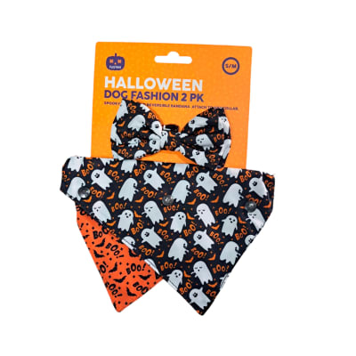 FuzzYard Bandana con corbatín Halloween Fantasmitas Boo