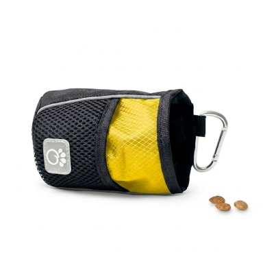 GFPET Bolsa porta premios y snacks perros amarilla