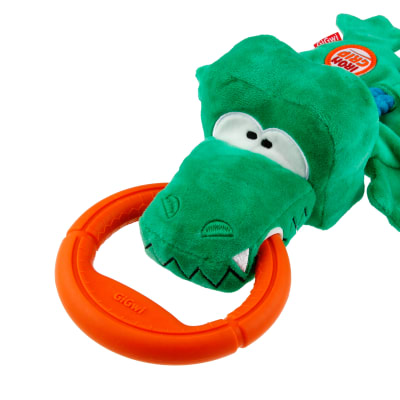 GiGwi Cocodrilo Plush con Cuerda Iron Grip